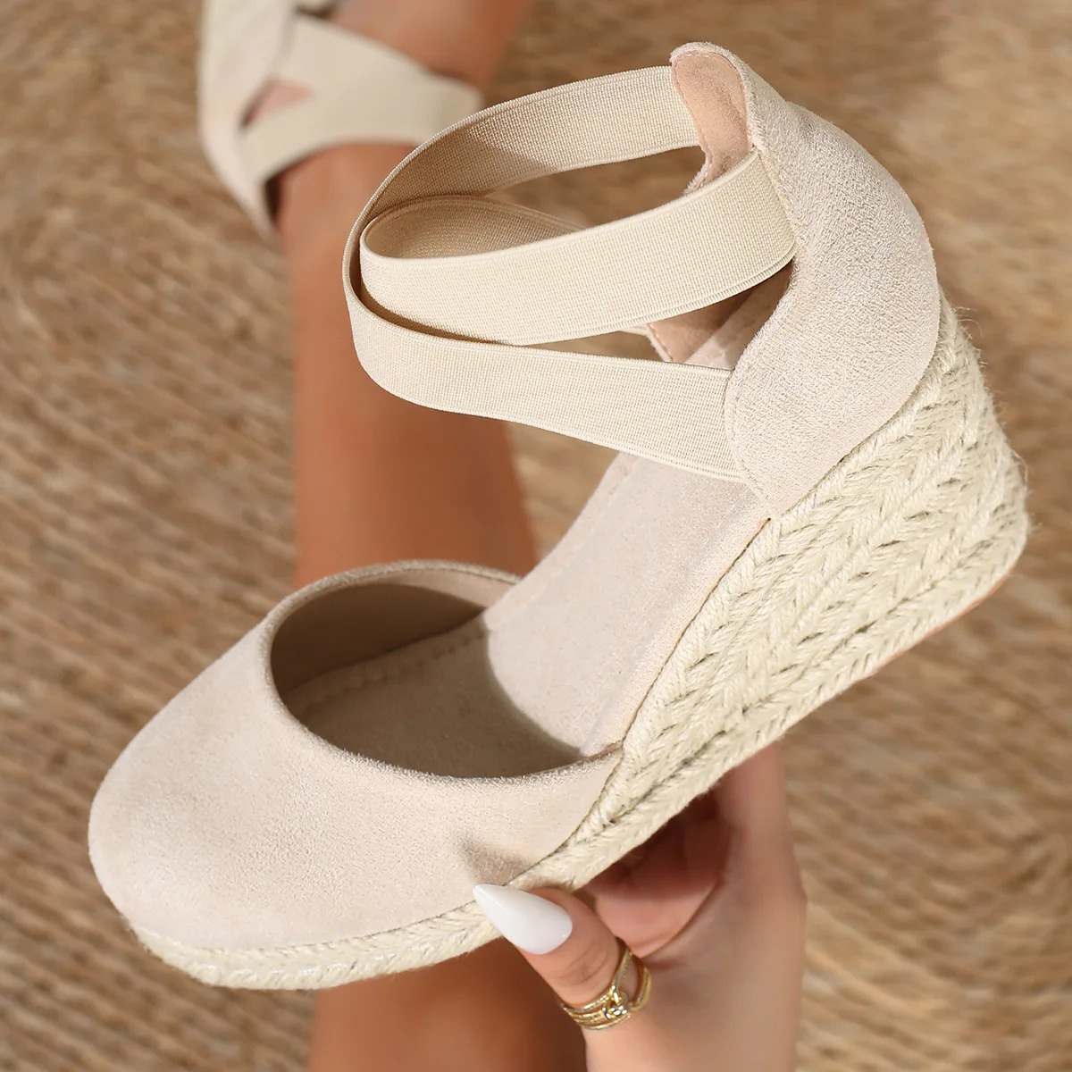 Wedge Espadrille Women - Cover Toe Kadın Espadrille Dolgu Topuklu