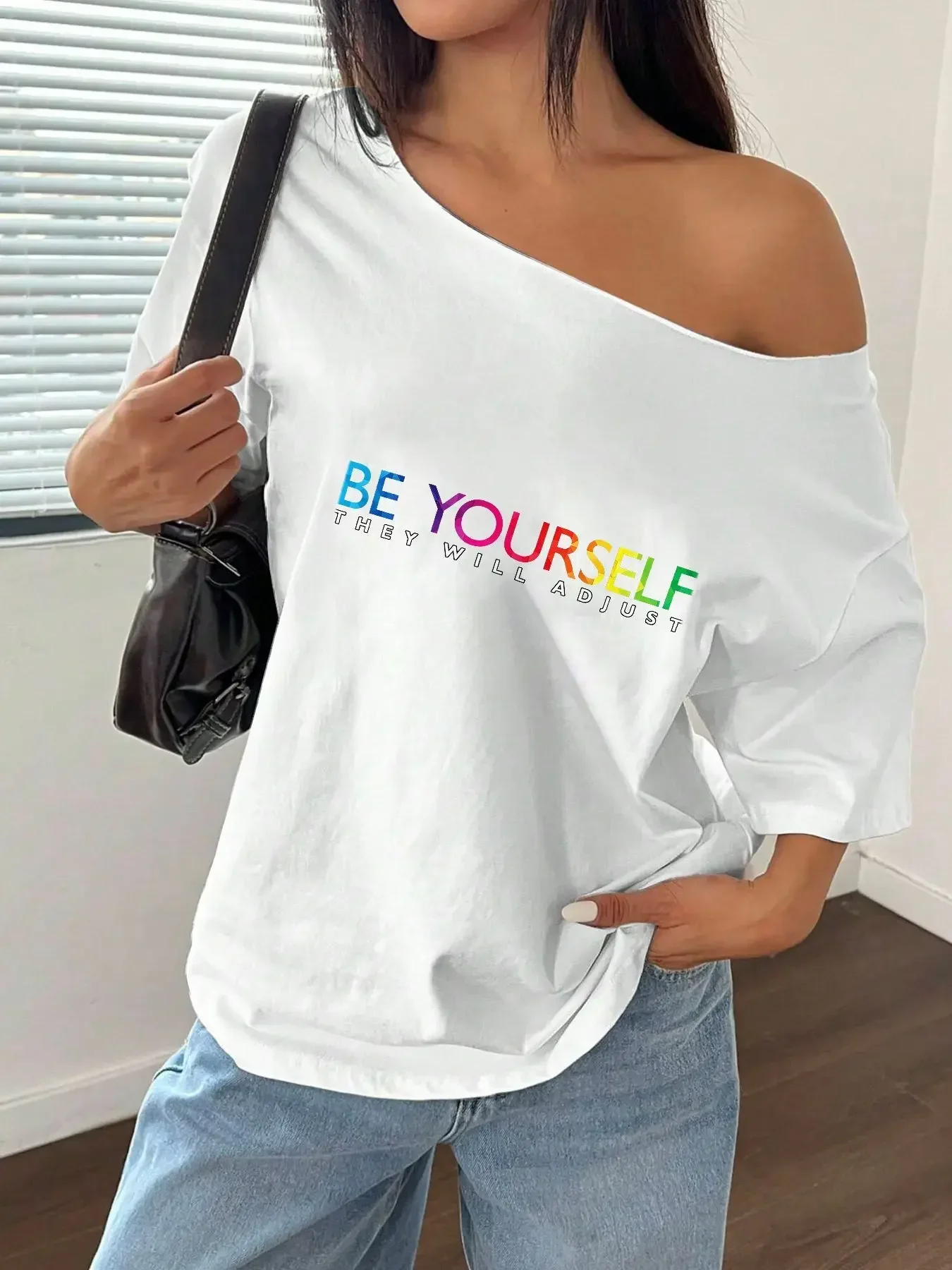 Blouse Off Shoulder - % 100% Pamuk Artı Boyutu Renkli