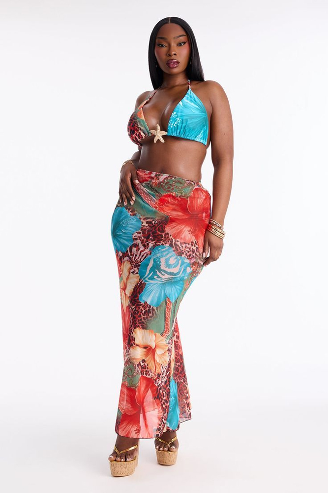 Kadın Artı Boyutu Yaz Boho Çiç - Maxi Dress Halter incelemesi ve fiyatı