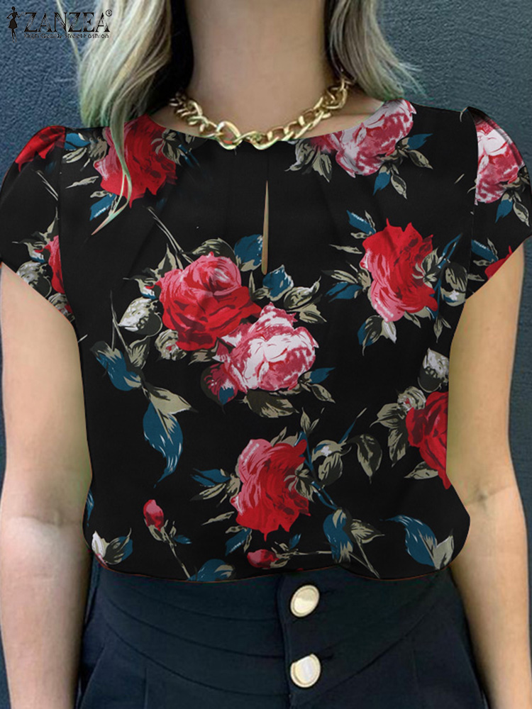 ZANZEA Yaz Bohemian Kısa Kollu - Romper Floral Print incelemesi ve fiyatı