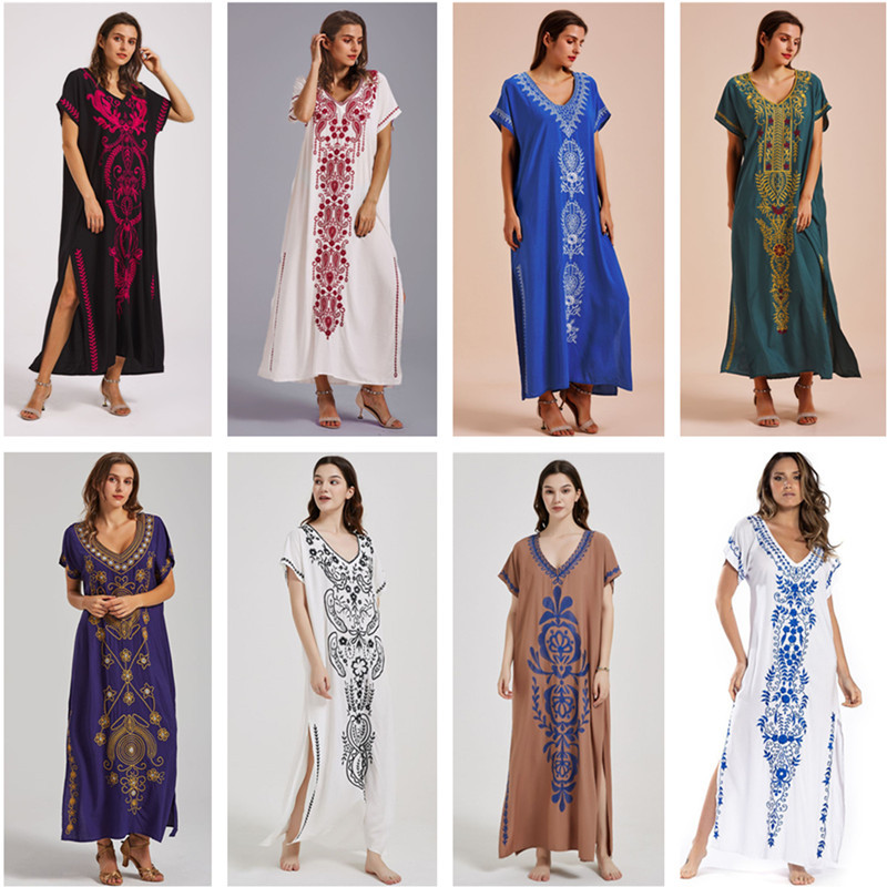 Mayo Kapak Ups Nakış V Yaka Kı - Cover Up Kaftan incelemesi ve fiyatı