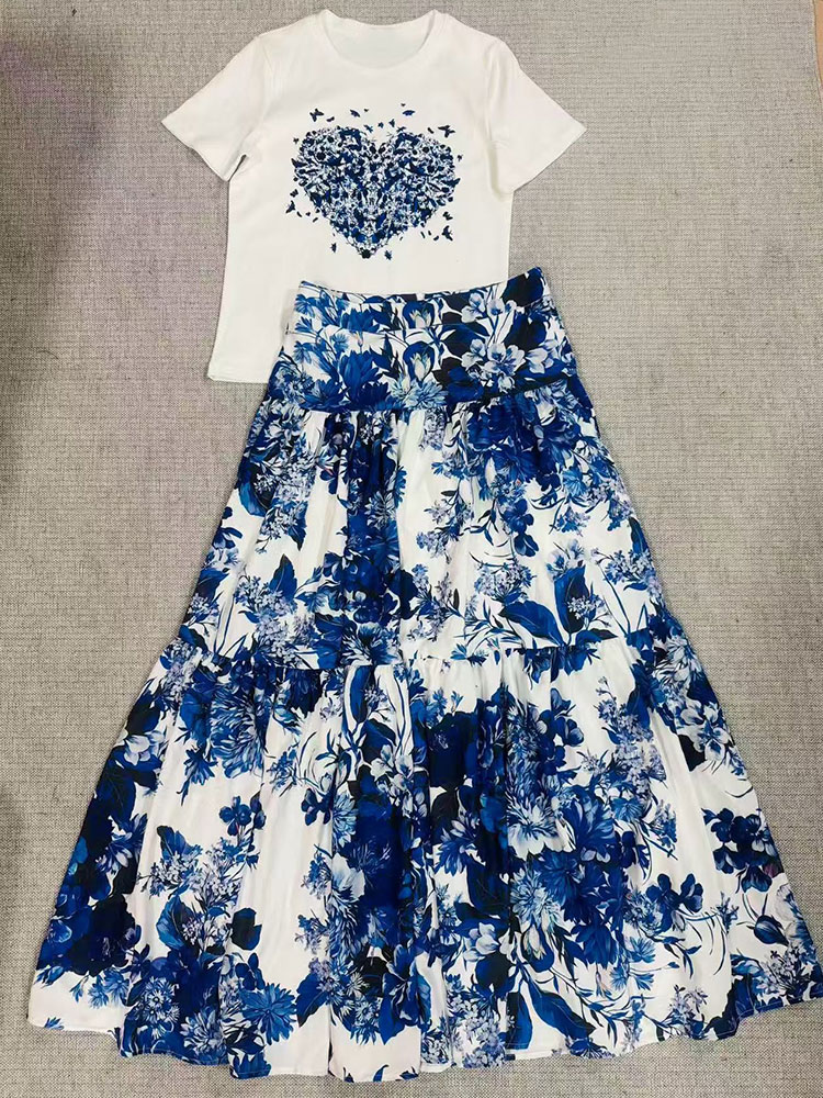 2026 Yeni Yaz Kadın Çiçek Dese - Midi Skirt Floral incelemesi ve fiyatı