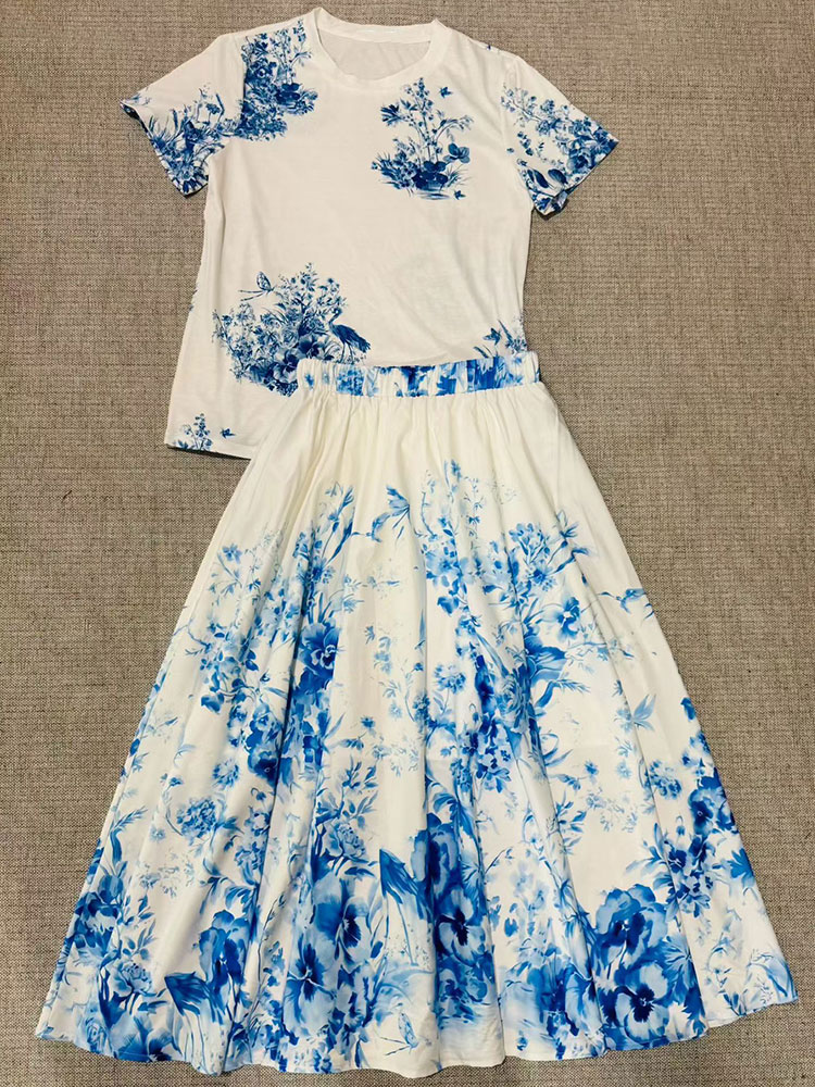 2026 Yeni Yaz Kadın Çiçek Dese - Midi Skirt Floral incelemesi ve fiyatı