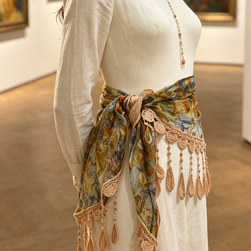 Vintage Çiçekli Dantel Oyuklu  - Cover Up Kaftan incelemesi ve fiyatı
