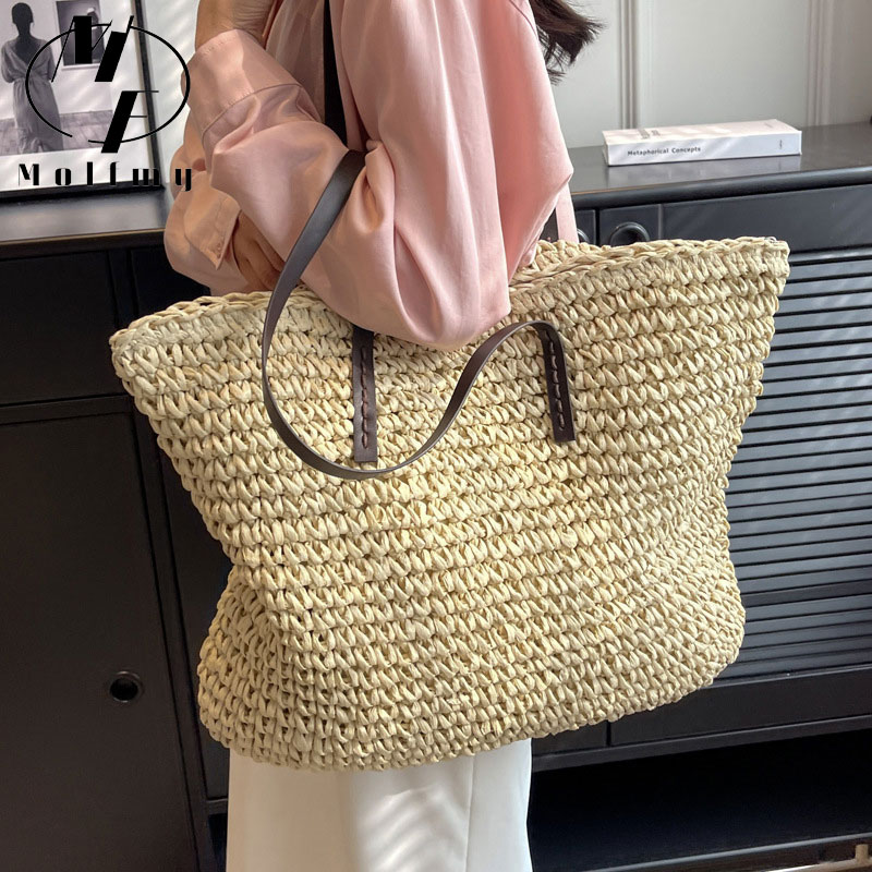 Saman Dokuma Bez Çantalar Raha - Crochet Bag Raffia incelemesi ve fiyatı