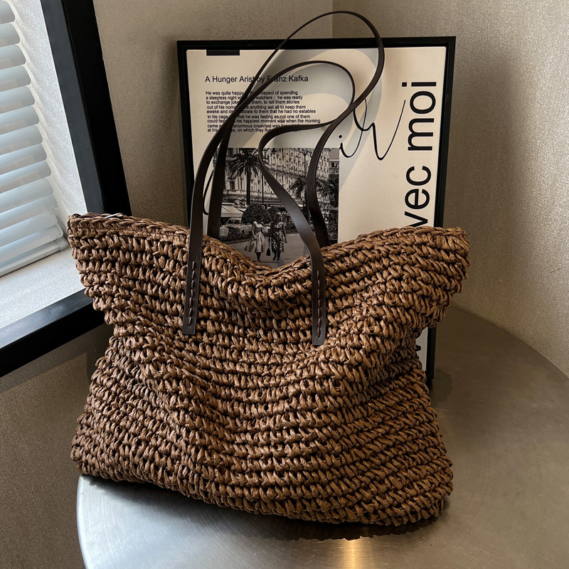 Saman Dokuma Bez Çantalar Raha - Crochet Bag Raffia incelemesi ve fiyatı