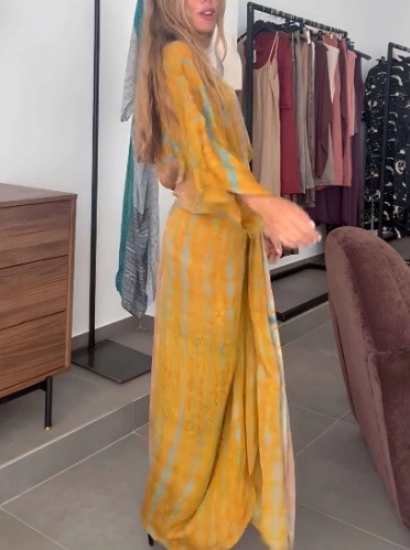 Yazlık Elbise Kadın Keten V Ya - Linen Dress Wrap incelemesi ve fiyatı