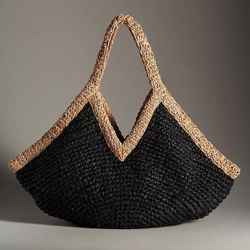 Yaz Yeni El Dokuma Çanta Büyük - Crochet Bag Raffia incelemesi ve fiyatı