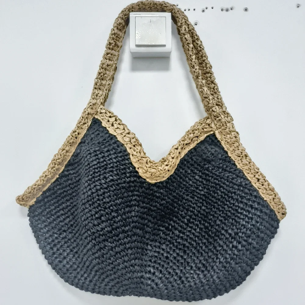 Yaz Yeni El Dokuma Çanta Büyük - Crochet Bag Raffia incelemesi ve fiyatı