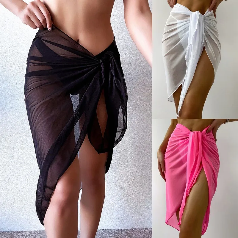 Yaz plaj elbise Wrap Sheer Wra - Cover Up Kaftan incelemesi ve fiyatı